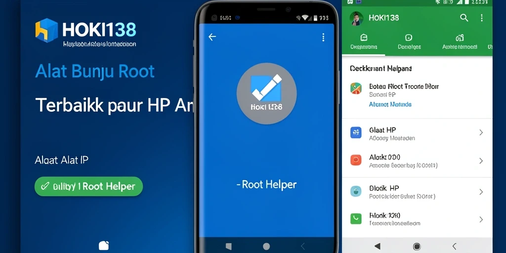Tampilan antarmuka HOKI138 sebagai aplikasi Root Helper yang user-friendly.