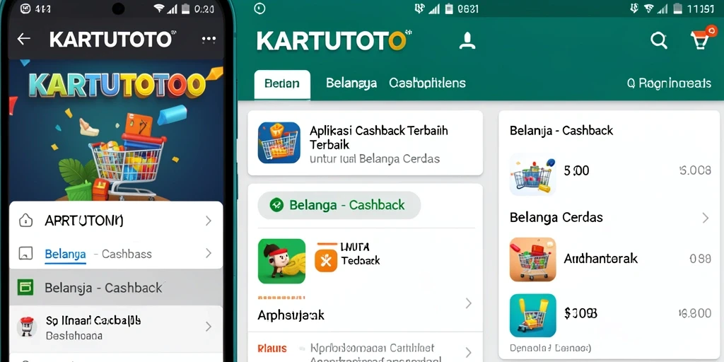 Tampilan antarmuka KARTUTOTO yang menarik dan fungsional untuk cashback.